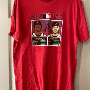 HOMAGE Red MLB Jam T-Shirt